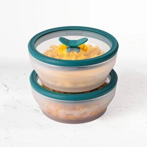 Anyday Microwave Cookware set of 2 Small 2-cup Round Dish  NEW